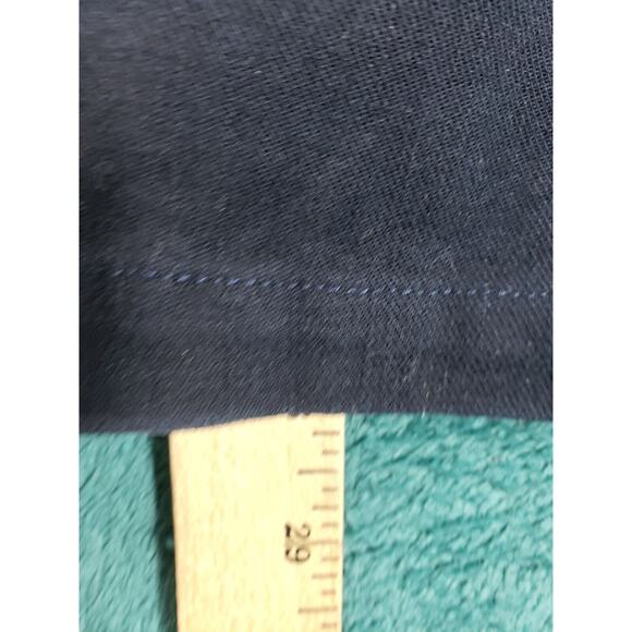 Gap Pants Sz 8 Womens Blue Stretch Chino Khaki Mid Rise Ladies Flared Wide Leg - Picture 8 of 12